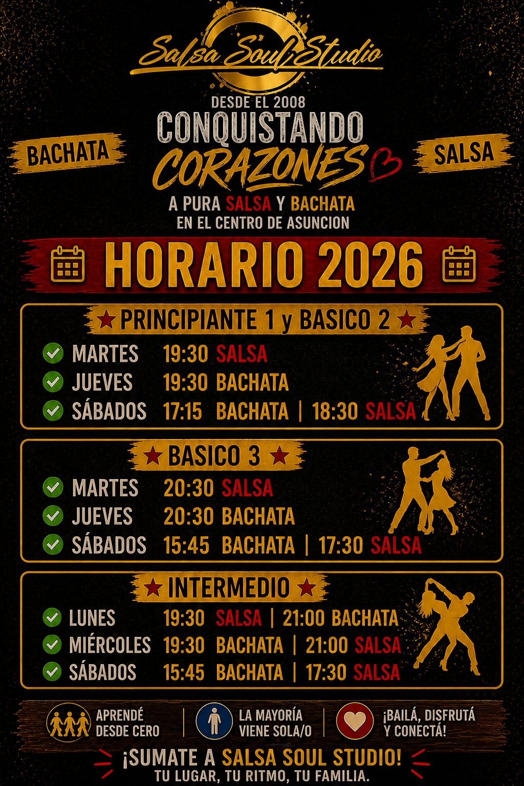 Horarios Generales 2026
