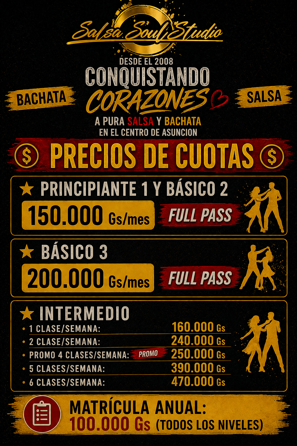 Precios de Cuotas