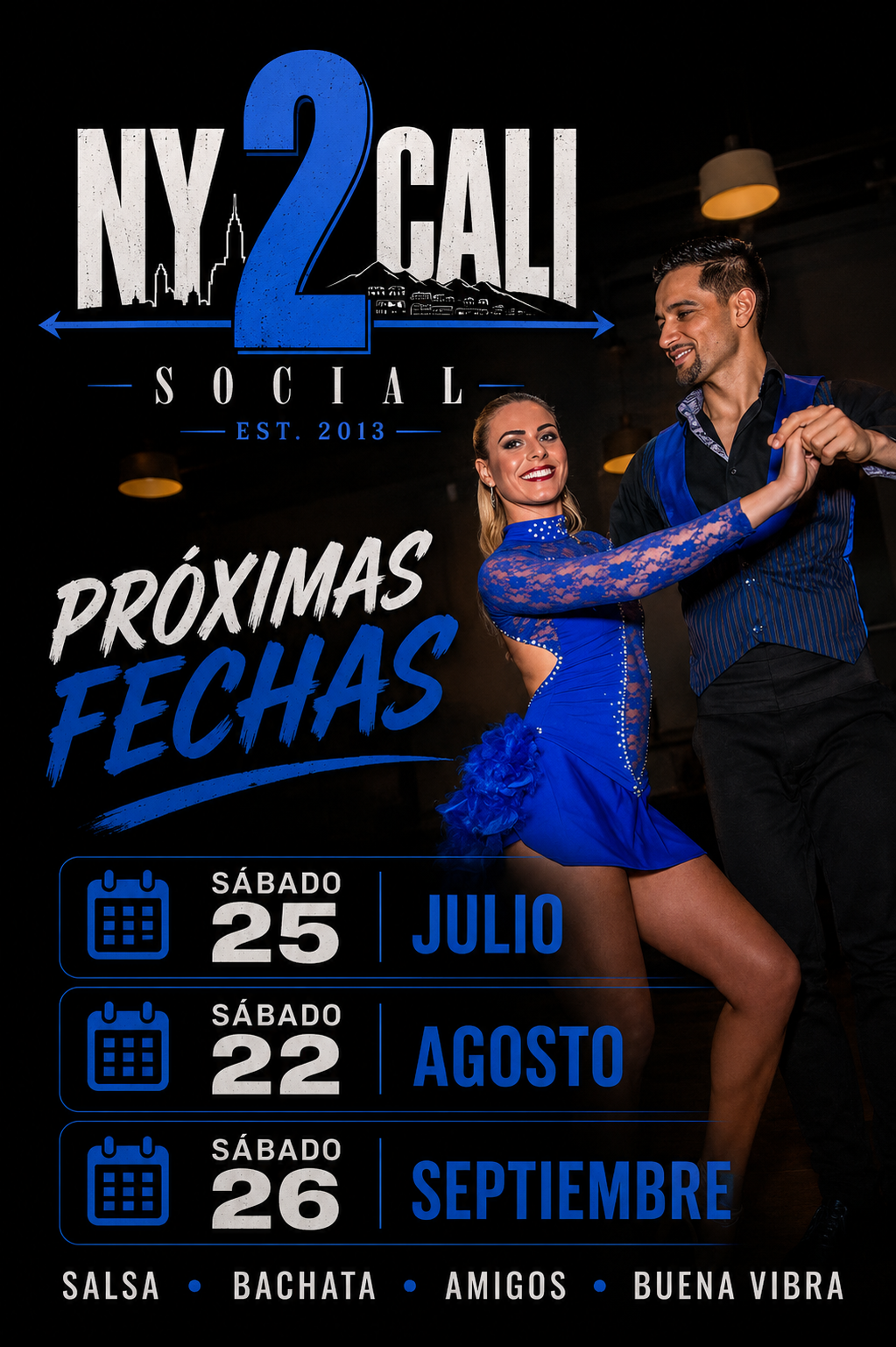 Sociales NY2CALI — próximas fechas